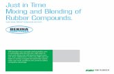 Bekina® Compounds: Mixing and blending of rubber compounds