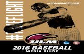 2016 ULM Warhawk Baseball Media Guide