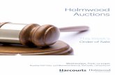 Holmwood Auction Order of Sale - 23 February 2016