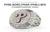 2008 Philadelphia phillies World series championship ring