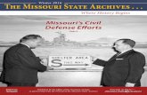 Winter 2016 Newsletter: The Missouri State Archives Where History Begins