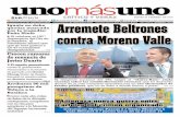 25 de Febrero 2016, Arremete Beltrones contra Moreno Valle
