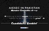 AIESEC in Pakistan -  MC Application 16.17 - Round 2