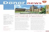 Mansfield College Donor News 2014-15