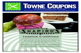 Towne Coupons April 2016 | Carmel & Zionsville Edition