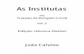 João calvino institutas 2 tradução do latim