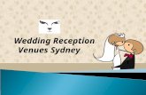 Wedding reception venues sydney
