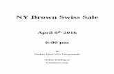 New York Brown Swiss Sale