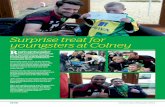 Surprise treat for youngsters at Colney - Norwich City matchday programme