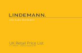 Lindemann - UK Retail Pricelist
