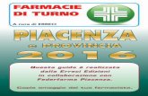 Piacenza 2016 - Farmacie di Turno