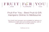 Fruit For You : Best Fruit & Gift Hampers Online In Melbourne