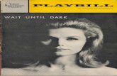 "Wait Until Dark" Playbll program