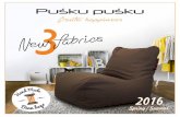 Pusku pusku bean bags 2016 Spring/Summer brochure /English version