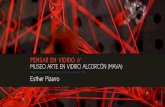 ESTHER PIZARRO // PENSAR EN VIDRIO // MAVA // 2016