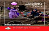 Annual Summary Report 2015-16 - Minhaj Welfare Foundation