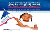 NAEYC 2016 National Institute for Early Childhood Professional Development - Final Program