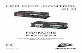 Led dmx control xlr manual fr
