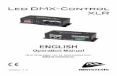Led dmx control xlr manual english