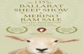 135th Ballarat Sheep Show & Merino Ram Sale