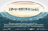 IMMERSE Conference 2016 Program Book