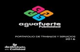 Portafolio AguaFuerte Publicidad