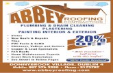 A5 Leaflet - Abbey Roofing