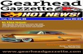Gearhead Gazzette Hot News Vol 16 Issue June 23-29 2016