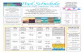 Summer schedule June 27 - Sept 4th