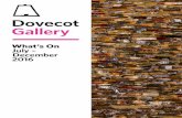 Dovecot What's On July - December 2016