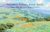 George Stern Fine Arts: July 2016 Recent Acquisitions