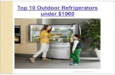 Top 10 Outdoor Refrigerators under $1000