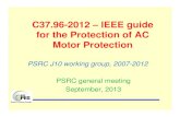 C37.96-2012 – IEEE guide for the Protection of AC Motor Protection