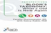 BLOOM'S TAXONOMY: What's Old Is New Again