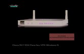 Cisco RV110W Pare-feu VPN Wireless-N