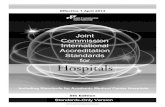 JCI Hospital 5e Standards Only - Joint Commission International