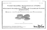 and hazard analysis critical control point (HACCP): manual for clam