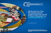 Solutions for Sustainable Agriculture and Food Systems