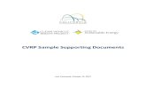 CVRP Sample Supporting Documents