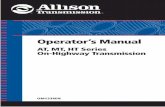 Operator's Manual AT, MT, HT Series