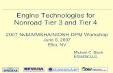 Engine Technologies for Nonroad Tier 3 and Tier 4
