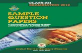 01 Sample Question Paper (Cover Page)
