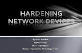 Hardening Network Devices tutorial