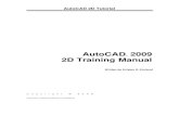 AutoCAD® 2009 2D Training Manual