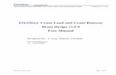 CivilBay Crane Load and Crane Runway Beam Design v1.0.0 User ...