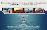 November 2013 (FIAR) PLAN STATUS REPORT