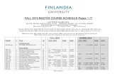 FALL 2016 MASTER COURSE SCHEDULE-Pages 1-17
