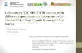 Laboratory VIS-NIR-SWIR setups with different spectroscopy ...