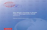Oracle Talent Management Cloud Release 9 RCD