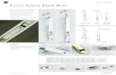 Lever Action Flush Bolts - Frank Allart